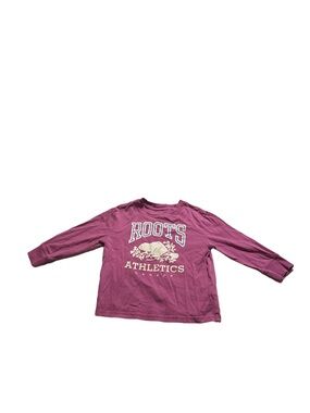 Roots Kids' Pink Long-Sleeve Athletics Shirt Size 3T